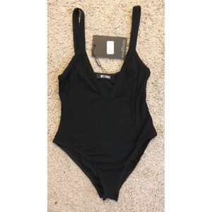Deep v bodysuit